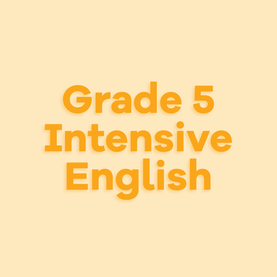 Image Grade 5 – Intensive English
